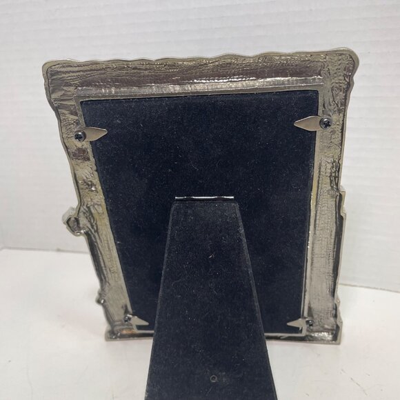 Vintage New York Metal Picture Frame 4" X 6" With Statue of Liberty & Empire Sta - Picture 5 of 12